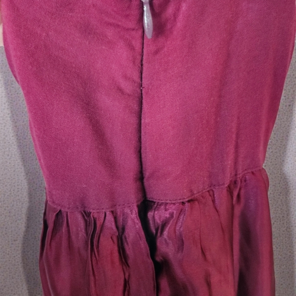 Dolled Up Patchwork Tiered Midi Skirt | Lace Hem | Boho | Size M - Picture 4 of 4